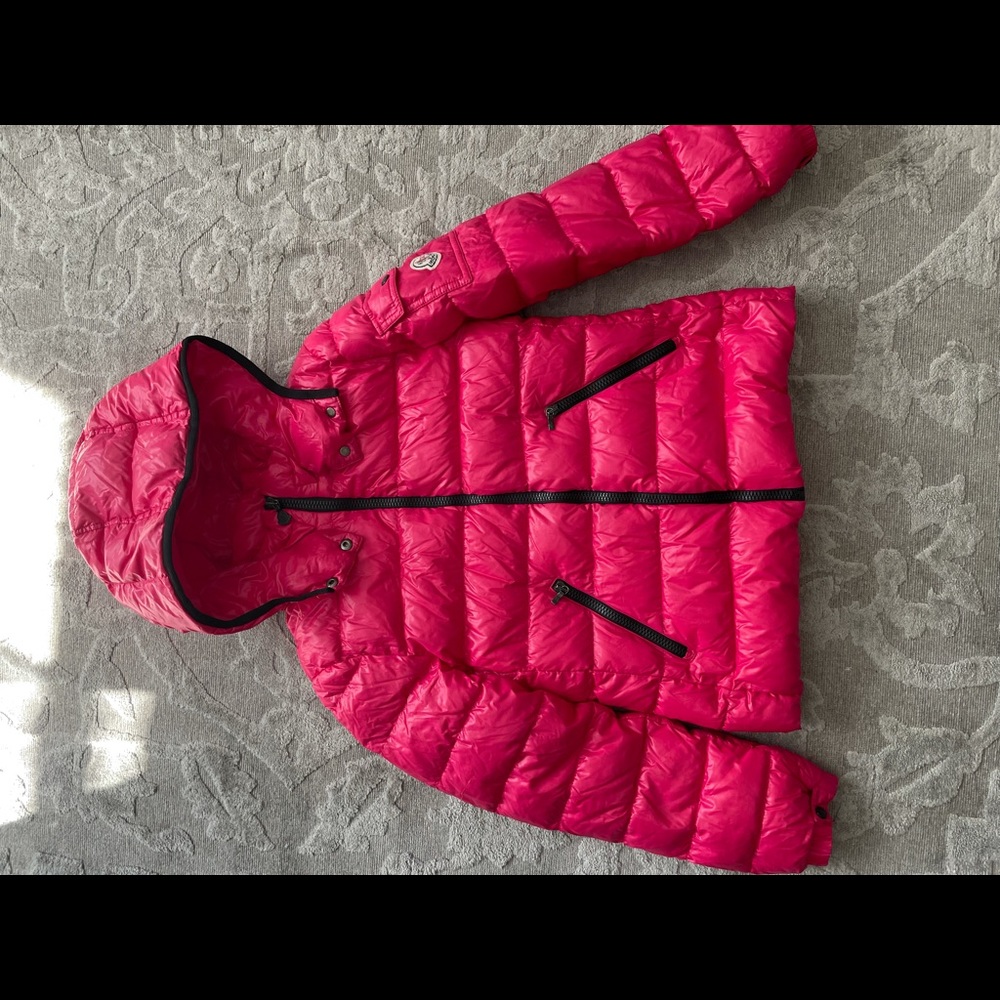 Moncler size 12 Bady shiny jacket